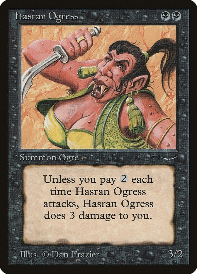 Image for Hasran Ogress (Light) [Arabian Nights] - Magic: The Gathering