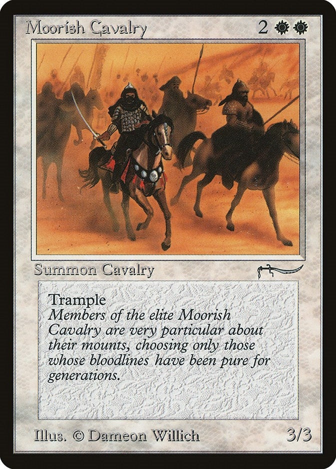Image for Moorish Cavalry (Light) [Arabian Nights] - Magic: The Gathering