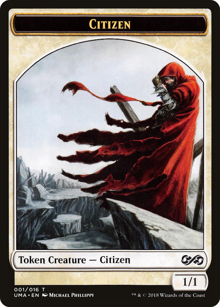 Image for Citizen Token (1) [Ultimate Masters] - Magic: The Gathering