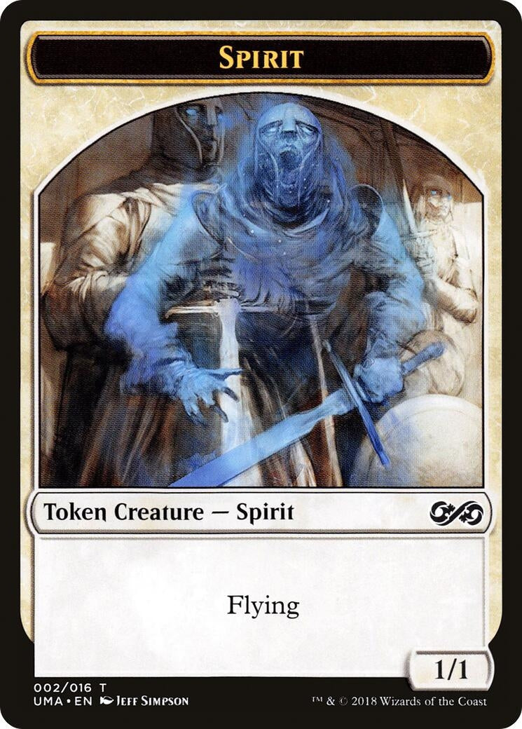 Image for Spirit Token (002) (2) [Ultimate Masters] - Magic: The Gathering