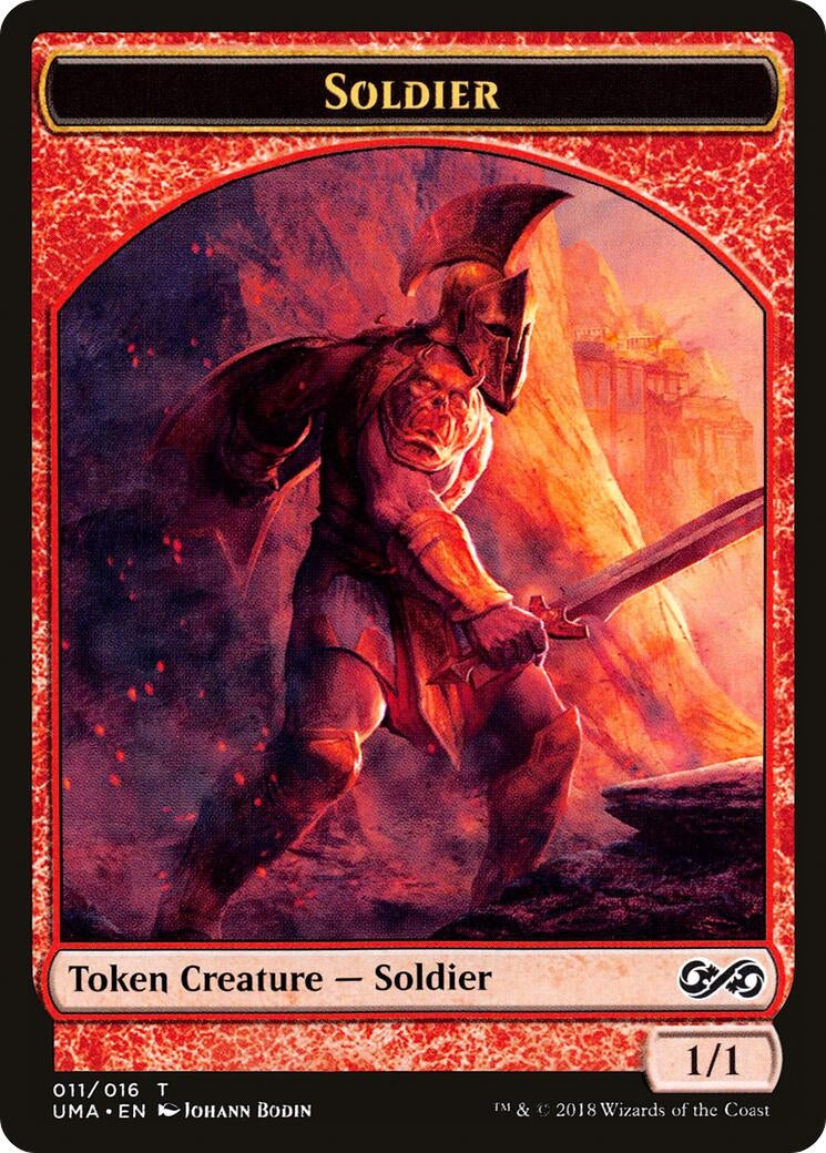 Image for Soldier Token (11) [Ultimate Masters] - Magic: The Gathering