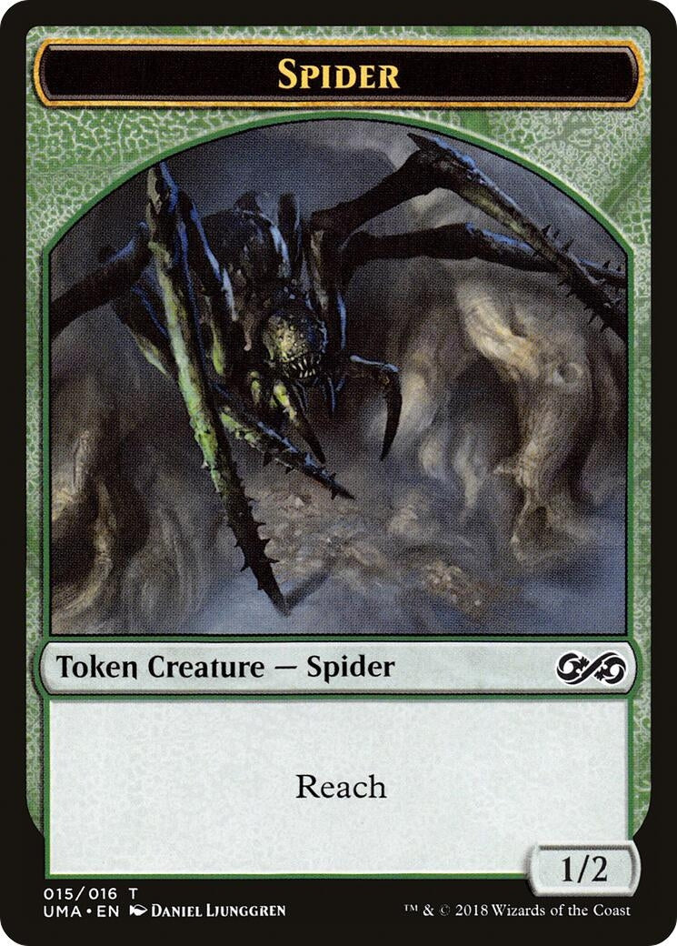 Image for Spider Token (15) [Ultimate Masters] - Magic: The Gathering