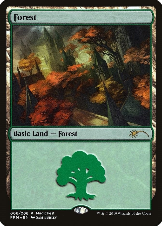 Image for Forest (2019) (6) [MagicFest Cards] - Magic: The Gathering