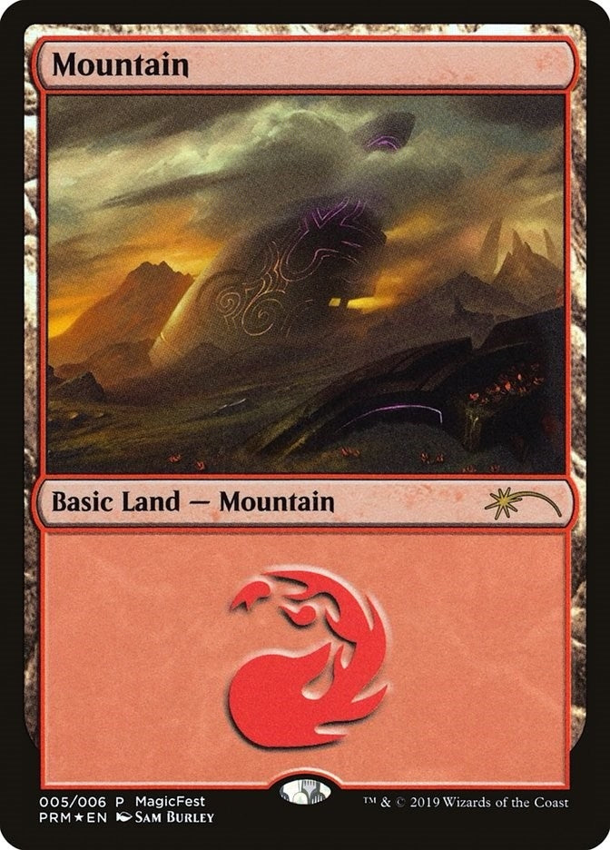 Image for Mountain (2019) (5) [MagicFest Cards] - Magic: The Gathering
