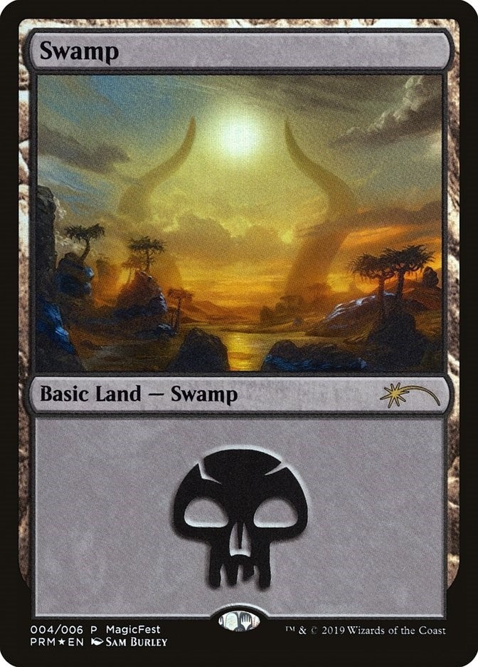 Image for Swamp (2019) (4) [MagicFest Cards] - Magic: The Gathering