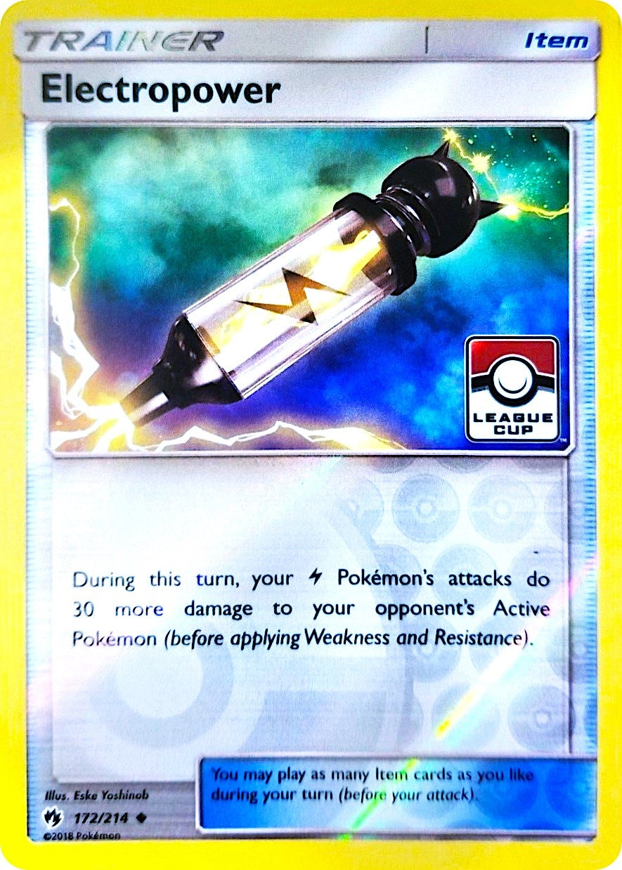 Image for Electropower - 172/214 (League Cup) (172/214) [League & Championship Cards] - Pokemon