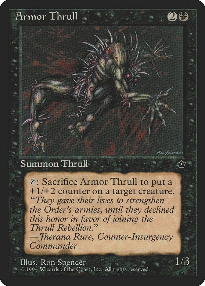 Image for Armor Thrull (Spencer) [Fallen Empires] - Magic: The Gathering
