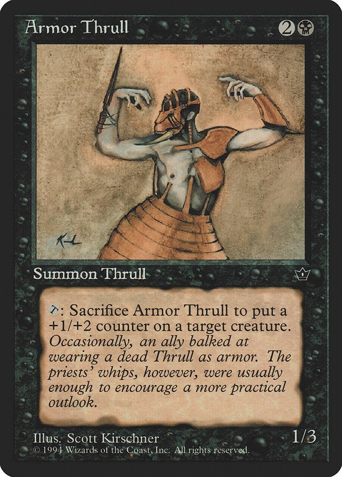 Image for Armor Thrull (Kirschner) [Fallen Empires] - Magic: The Gathering