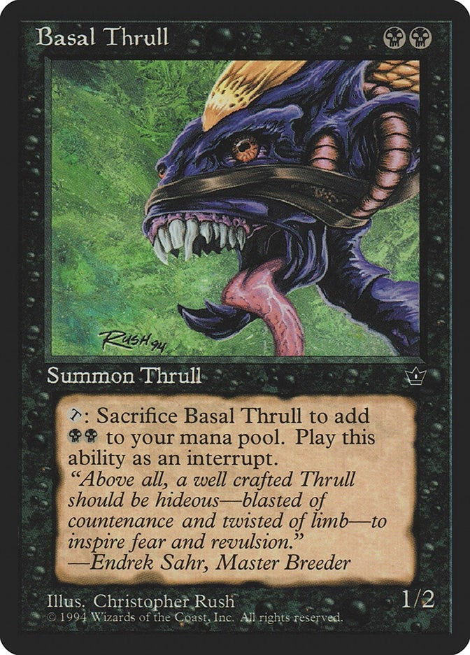 Image for Basal Thrull (Rush) [Fallen Empires] - Magic: The Gathering
