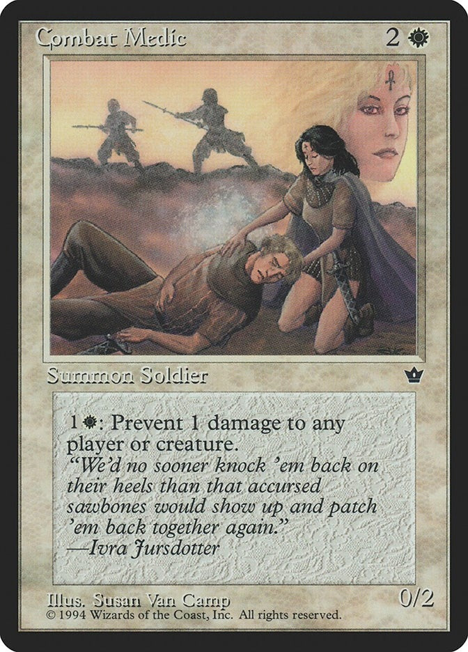 Image for Combat Medic (Van Camp) [Fallen Empires] - Magic: The Gathering
