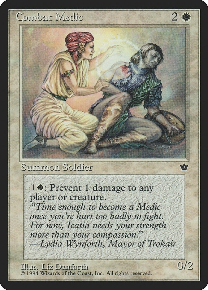 Image for Combat Medic (Danforth) [Fallen Empires] - Magic: The Gathering