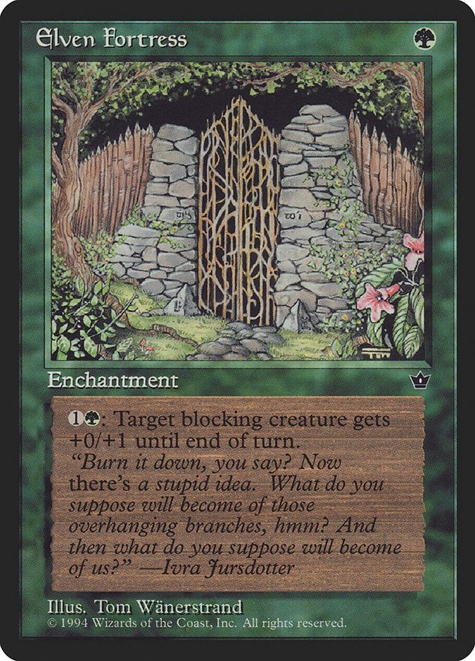 Image for Elven Fortress (Wanerstrand) [Fallen Empires] - Magic: The Gathering