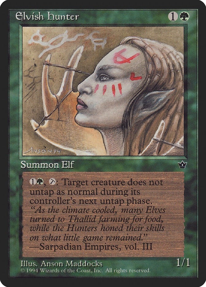 Image for Elvish Hunter (Maddocks) [Fallen Empires] - Magic: The Gathering