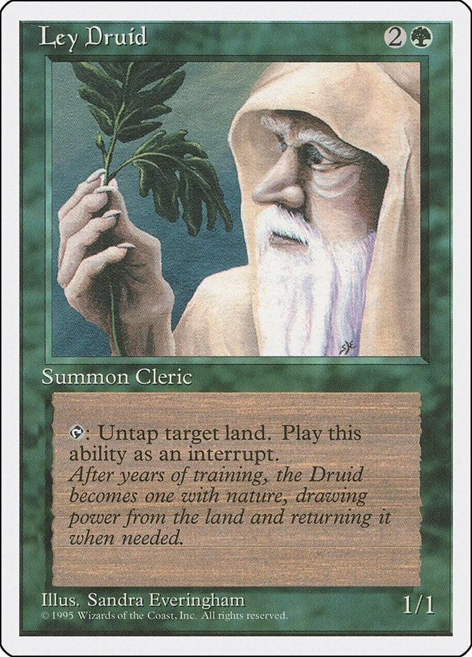 Image for Ley Druid [Fourth Edition] - Magic: The Gathering