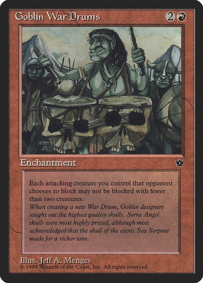 Image for Goblin War Drums (Menges) [Fallen Empires] - Magic: The Gathering
