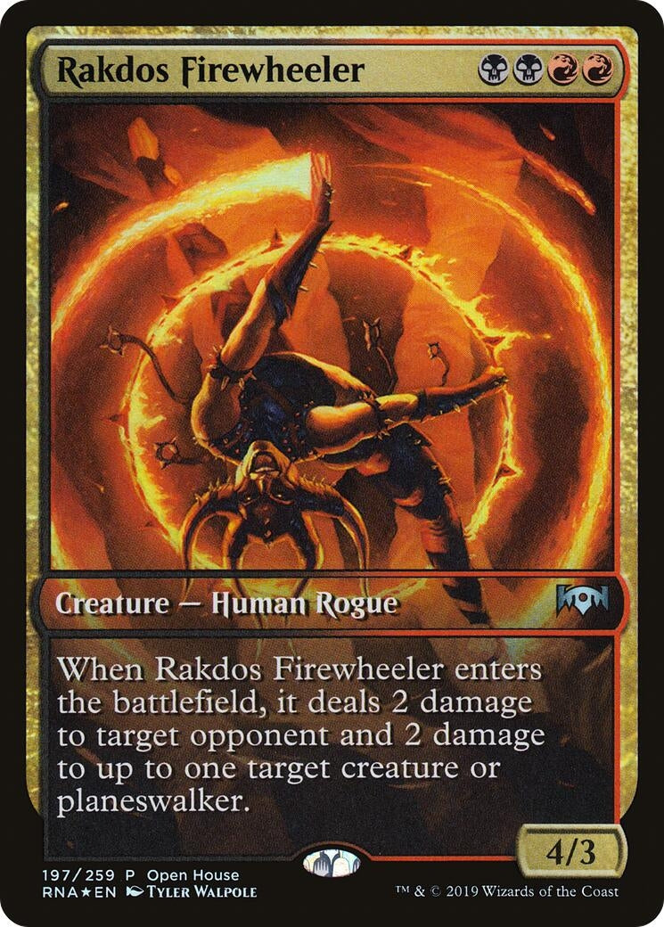 Image for Rakdos Firewheeler (197) [Open House Promos] - Magic: The Gathering