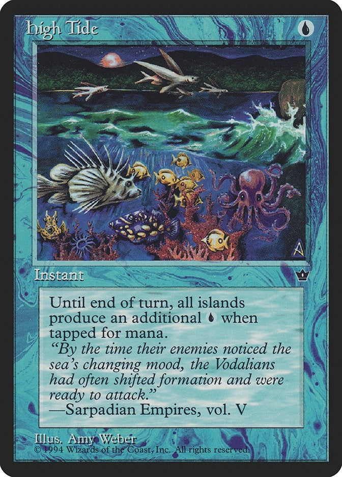 Image for High Tide (Weber) [Fallen Empires] - Magic: The Gathering