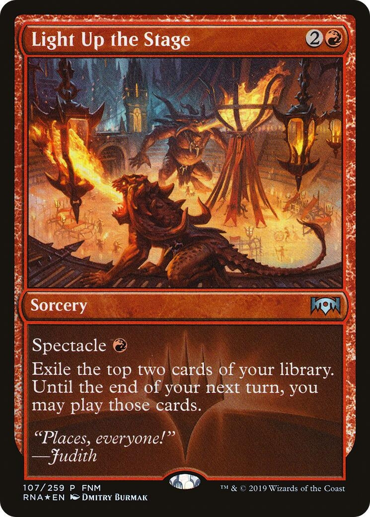 Image for Light Up the Stage (107) [FNM Promos] - Magic: The Gathering