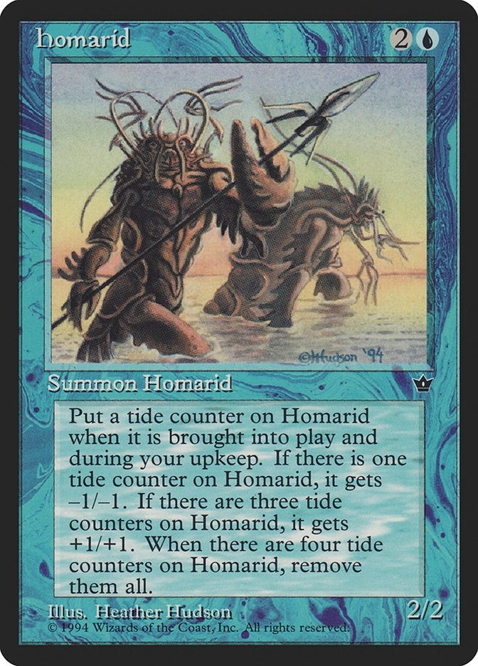 Image for Homarid (Hudson) [Fallen Empires] - Magic: The Gathering