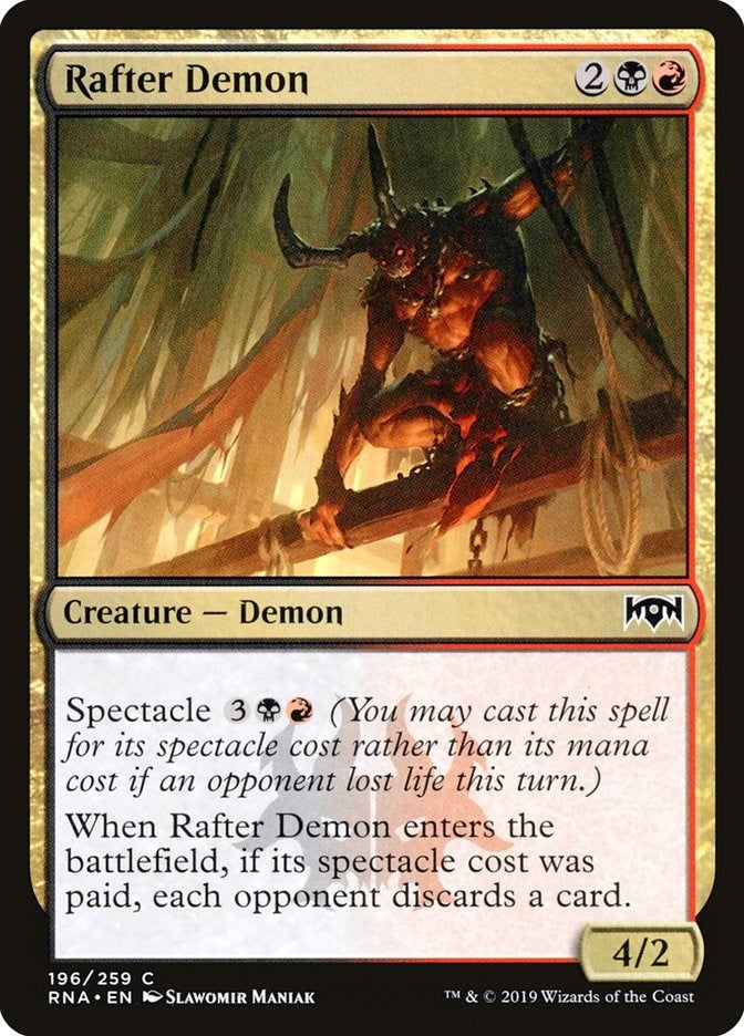 Image for Rafter Demon (196) [Ravnica Allegiance] - Magic: The Gathering