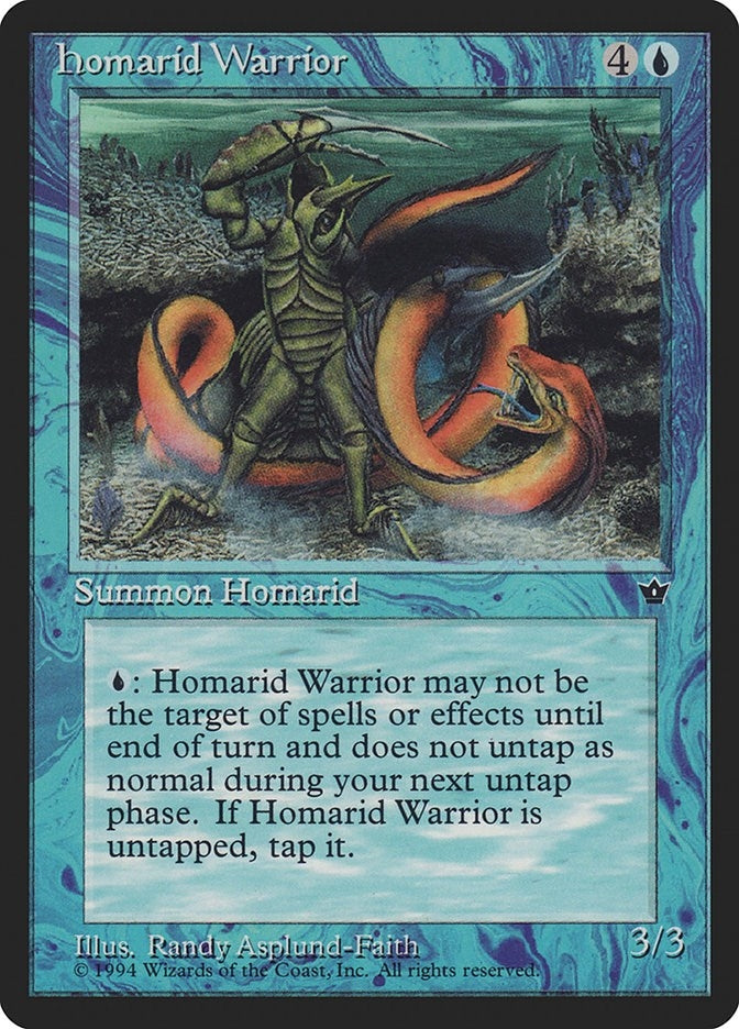 Image for Homarid Warrior (Asplund-Faith) [Fallen Empires] - Magic: The Gathering