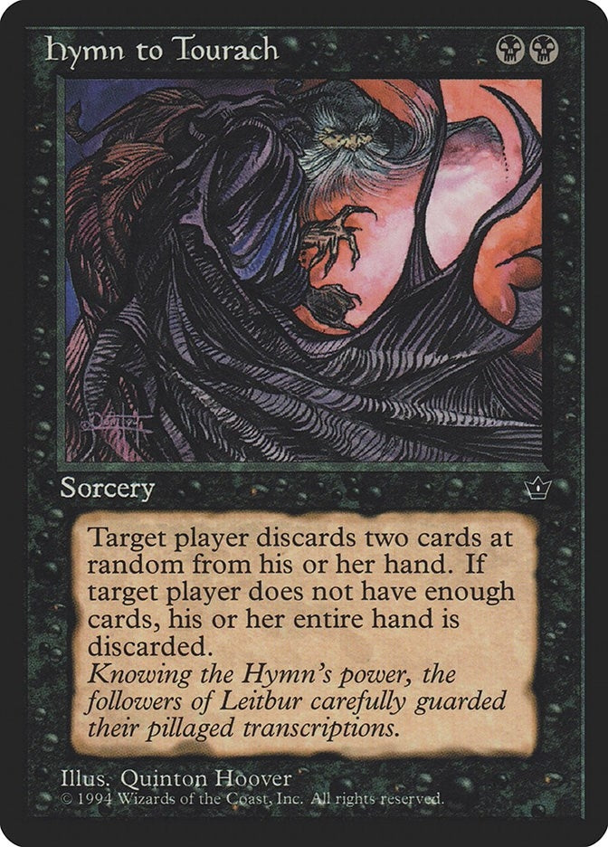 Image for Hymn to Tourach (Hoover) [Fallen Empires] - Magic: The Gathering