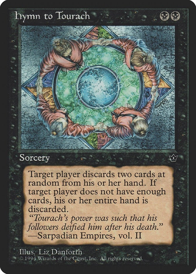 Image for Hymn to Tourach (Danforth) [Fallen Empires] - Magic: The Gathering