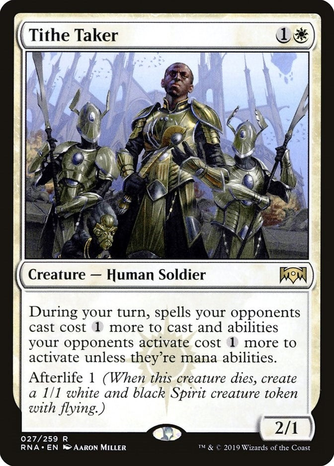 Image for Tithe Taker (27) [Ravnica Allegiance] - Magic: The Gathering