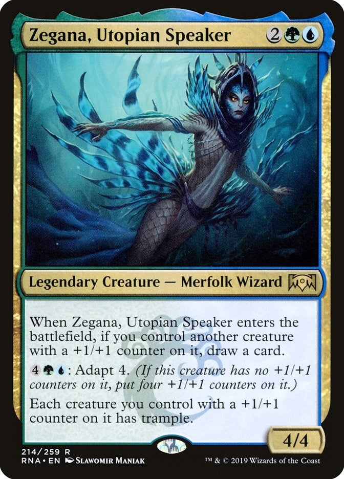 Image for Zegana, Utopian Speaker (214) [Ravnica Allegiance] - Magic: The Gathering