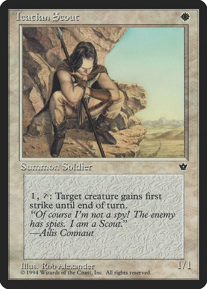 Image for Icatian Scout (Alexander) [Fallen Empires] - Magic: The Gathering