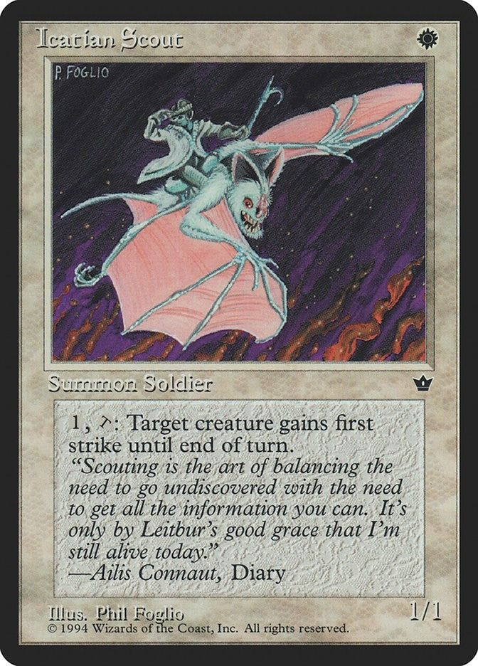 Image for Icatian Scout (Foglio) [Fallen Empires] - Magic: The Gathering