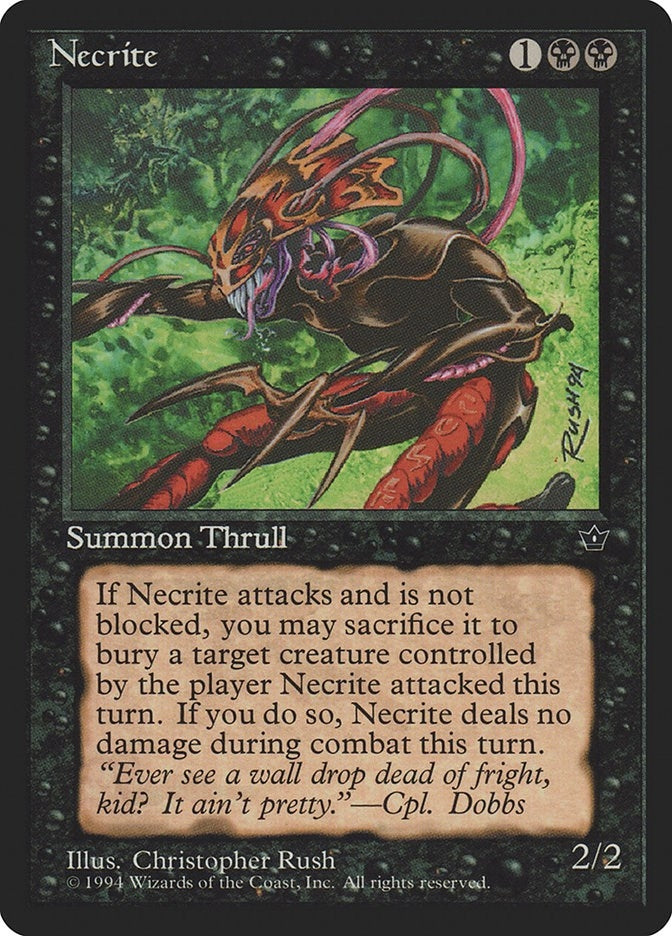 Image for Necrite (Rush) [Fallen Empires] - Magic: The Gathering