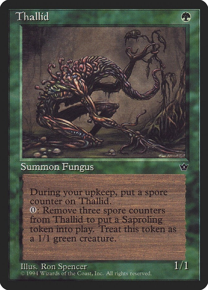 Image for Thallid (Spencer) [Fallen Empires] - Magic: The Gathering