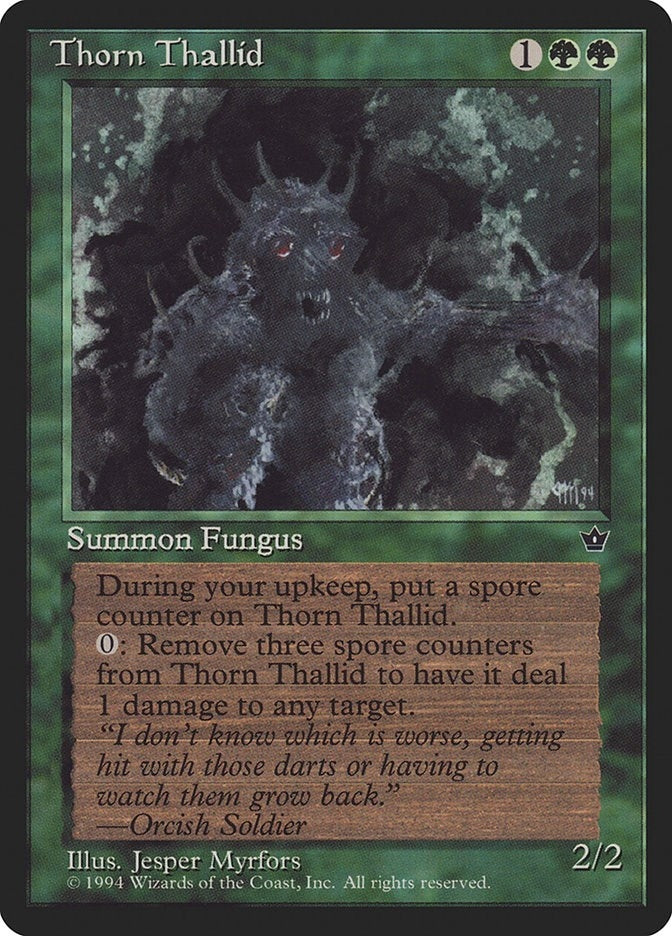 Image for Thorn Thallid (Myrfors) [Fallen Empires] - Magic: The Gathering