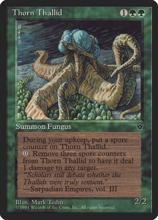 Image for Thorn Thallid (Tedin) [Fallen Empires] - Magic: The Gathering