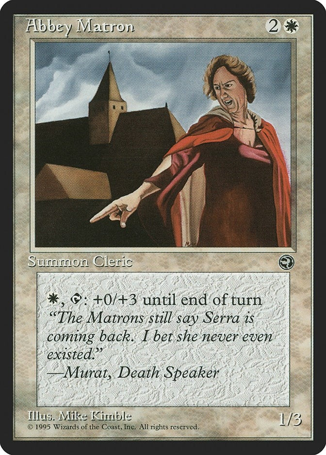 Image for Abbey Matron [Version 2] (103) [Homelands] - Magic: The Gathering