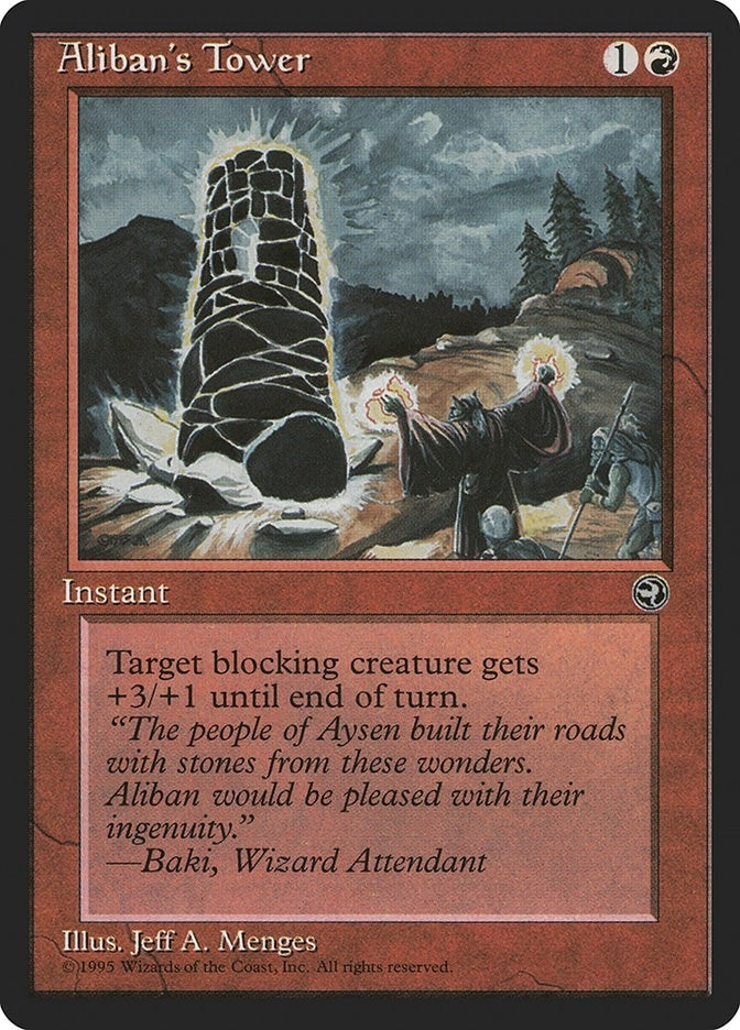Image for Aliban's Tower [Version 2] (77) [Homelands] - Magic: The Gathering