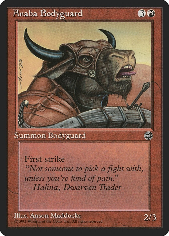 Image for Anaba Bodyguard [Version 2] (84) [Homelands] - Magic: The Gathering