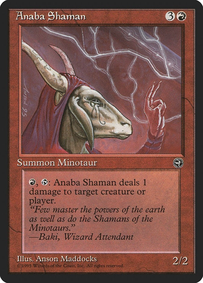 Image for Anaba Shaman [Version 2] (86) [Homelands] - Magic: The Gathering