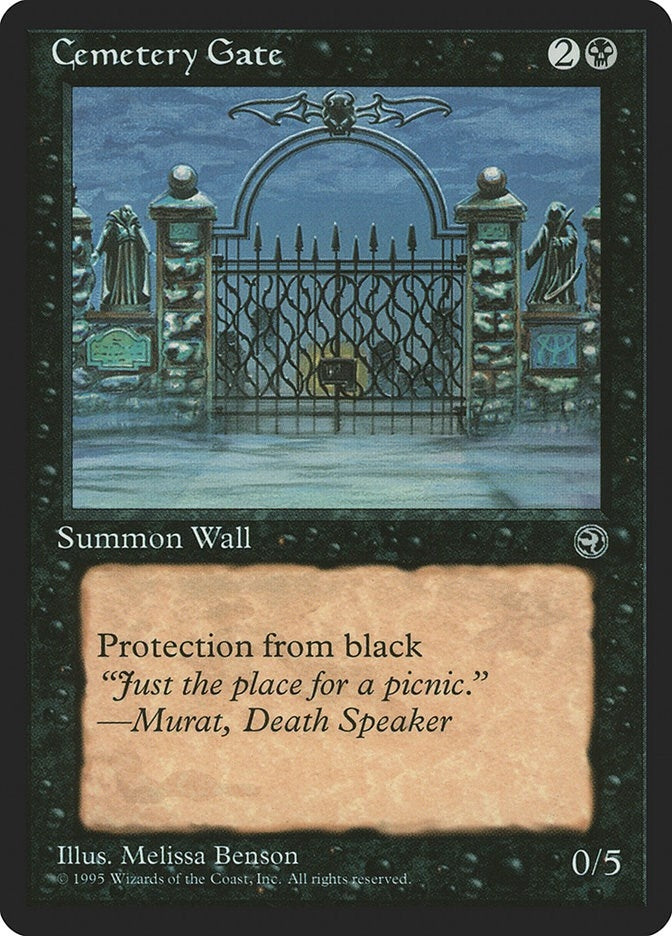Image for Cemetery Gate [Version 2] (5) [Homelands] - Magic: The Gathering