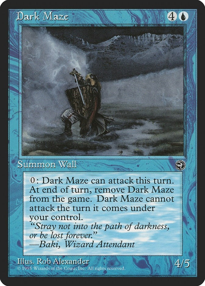 Image for Dark Maze [Version 2] [Homelands] - Magic: The Gathering