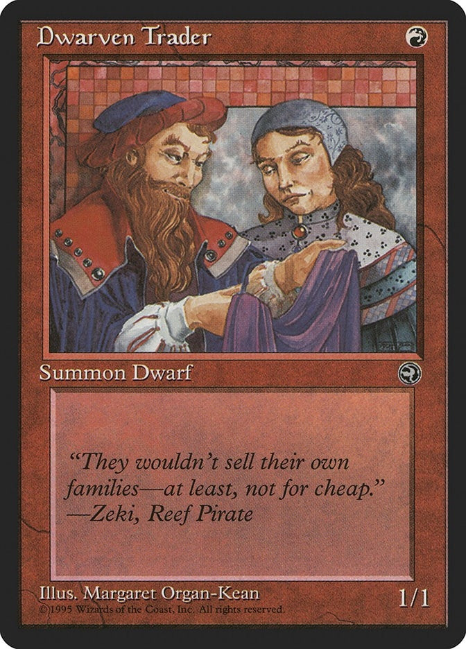 Image for Dwarven Trader [Version 2] [Homelands] - Magic: The Gathering