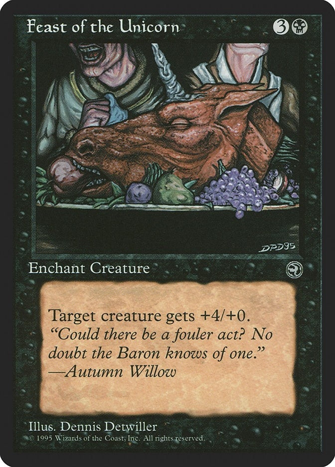 Image for Feast of the Unicorn [Version 2] [Homelands] - Magic: The Gathering