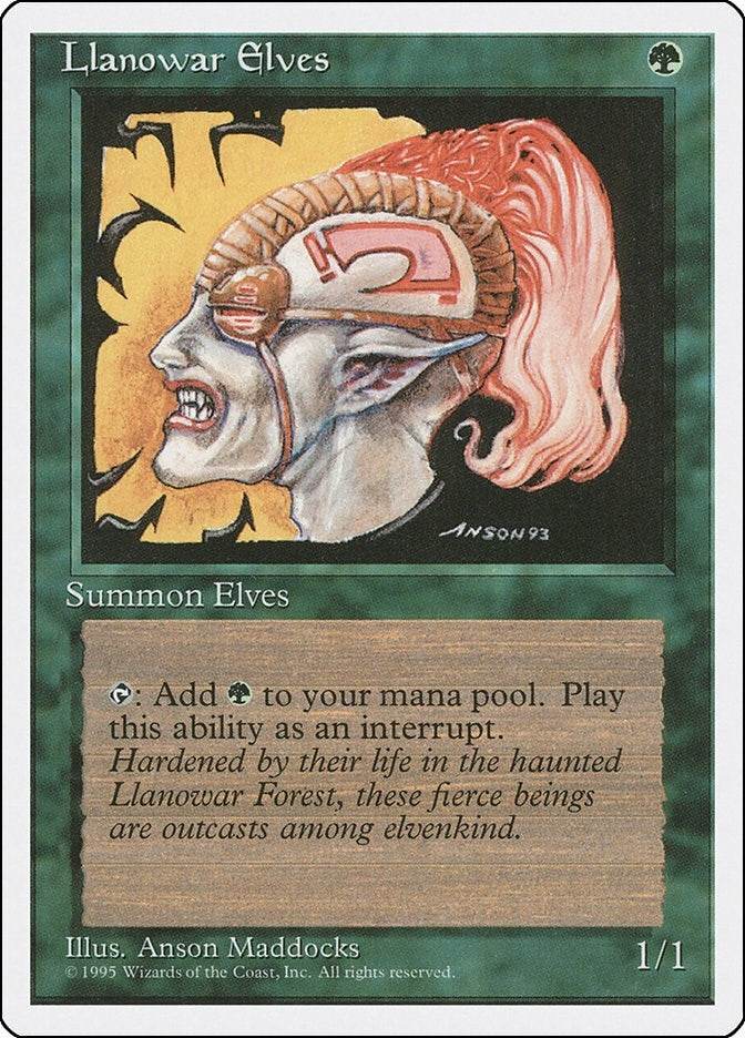Image for Llanowar Elves (145) [Fourth Edition] - Magic: The Gathering
