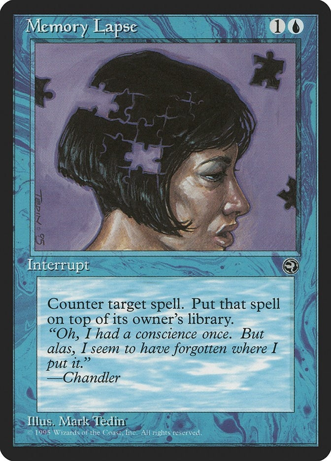 Image for Memory Lapse [Version 2] (32) [Homelands] - Magic: The Gathering