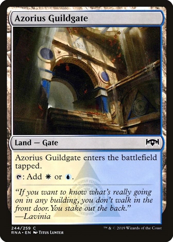 Image for Azorius Guildgate (244) (244) [Ravnica Allegiance] - Magic: The Gathering