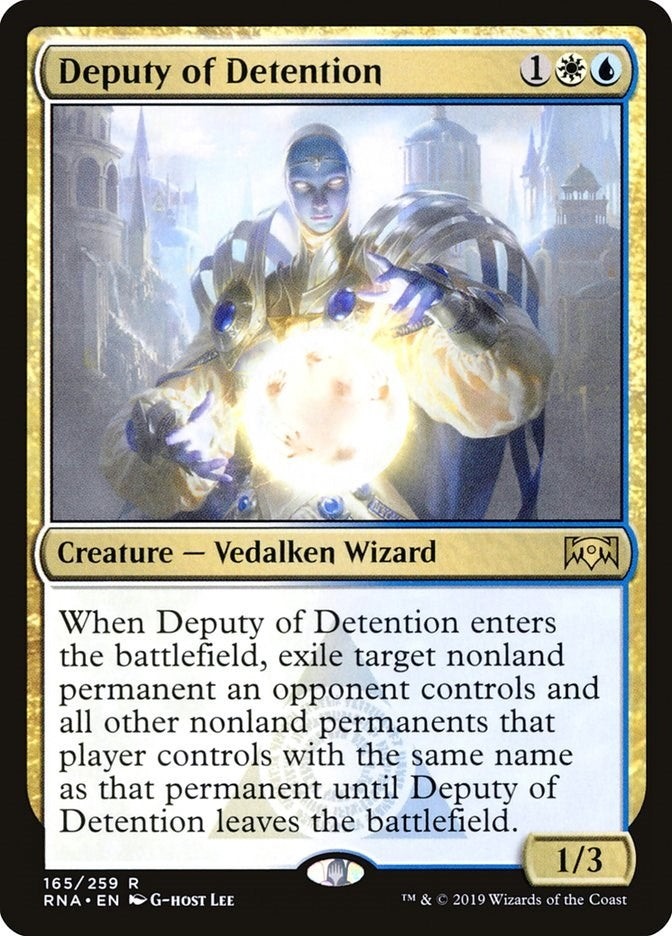 Image for Deputy of Detention (165) [Ravnica Allegiance] - Magic: The Gathering