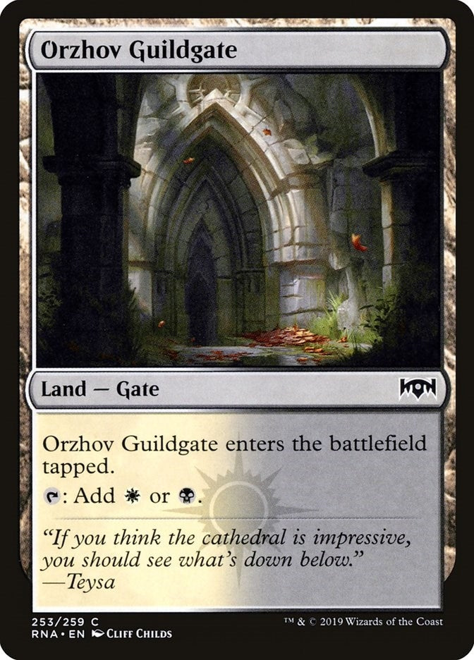 Image for Orzhov Guildgate (253) (253) [Ravnica Allegiance] - Magic: The Gathering