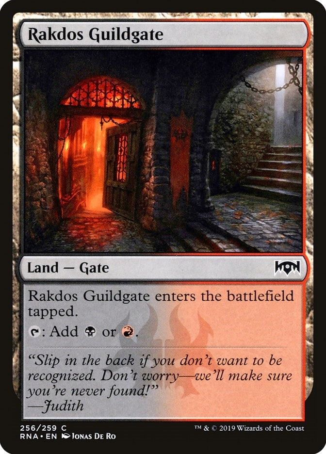 Image for Rakdos Guildgate (256) (256) [Ravnica Allegiance] - Magic: The Gathering