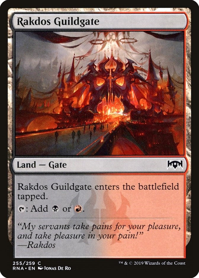 Image for Rakdos Guildgate (255) (255) [Ravnica Allegiance] - Magic: The Gathering
